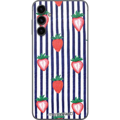 Bouffants and Broken Hearts Strawberries and Stripes Galaxy A14 5G Skin